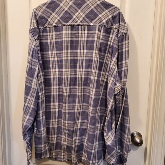 BKE Men's Big & Tall Y2K Classic button down (Pearl snaps) Western XXL - Picture 3 of 8